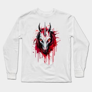 Creepy Unicorn Long Sleeve T-Shirt